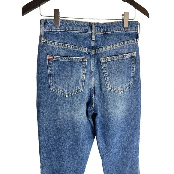 BDG High Rise Slim Straight Distressed Relaxed Fit Jeans-sz 26 - Picture 5 of 9